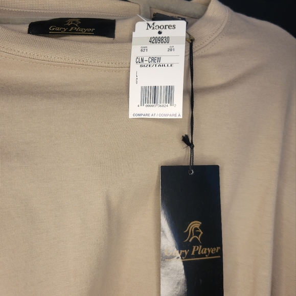 Sand Colored Crew Neck T-shirt - Picture 3 of 4